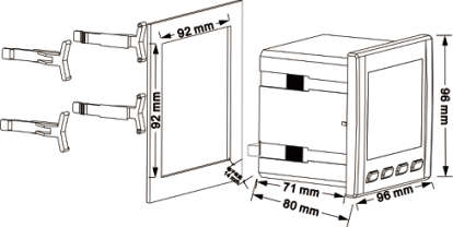 三相數字式測控電表